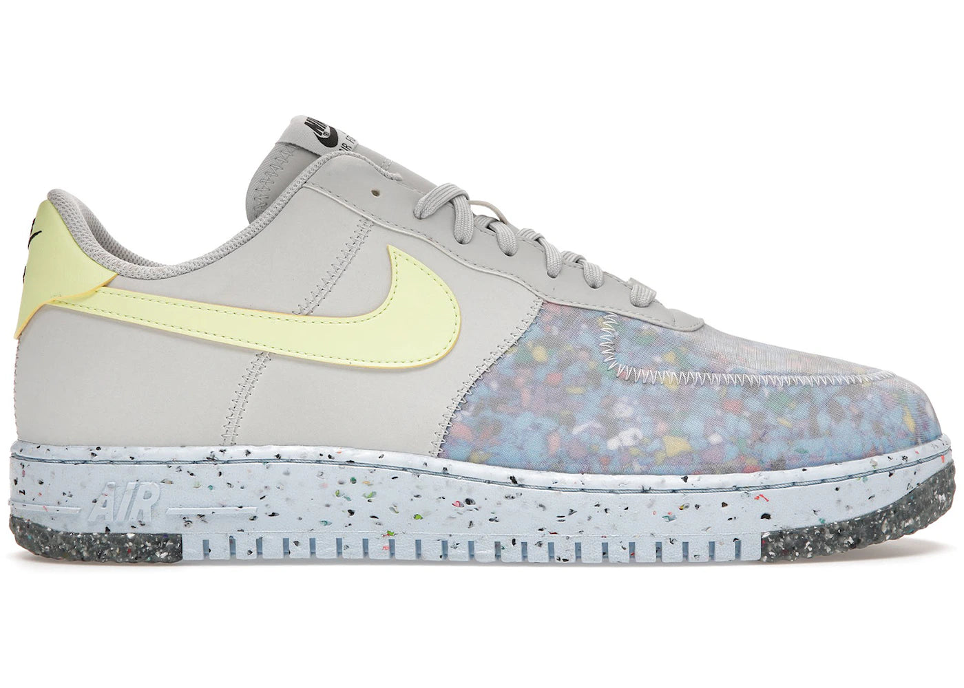 Nike Air Force 1 Crater Pure Platinum Barely Volt