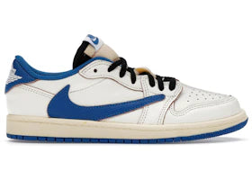 Jordan 1 Retro Low OG SP Fragment x Travis Scott Sail Military Blue (PS)