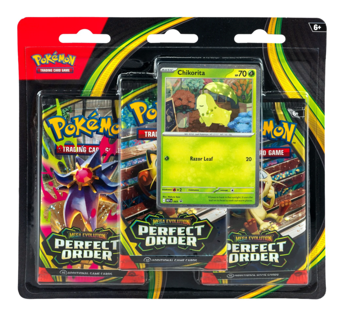 2026 Pokémon Mega Evolution Perfect Order 3 Pack