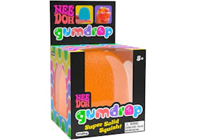 NeeDoh Gumdrop Squishy Fidget Toy Orange