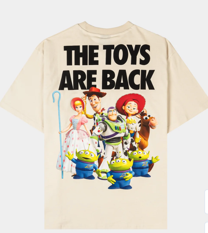 DISNEY AND PIXAR TOY STOREY BEIGE SHIRT