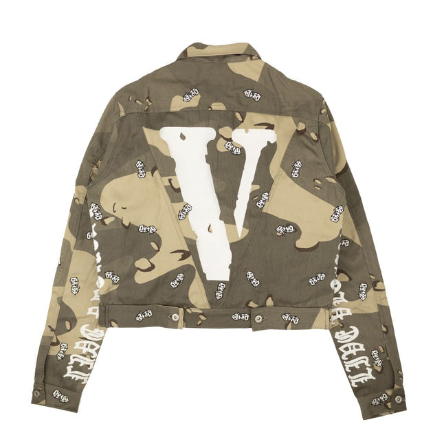 Vlone camo denim jacket