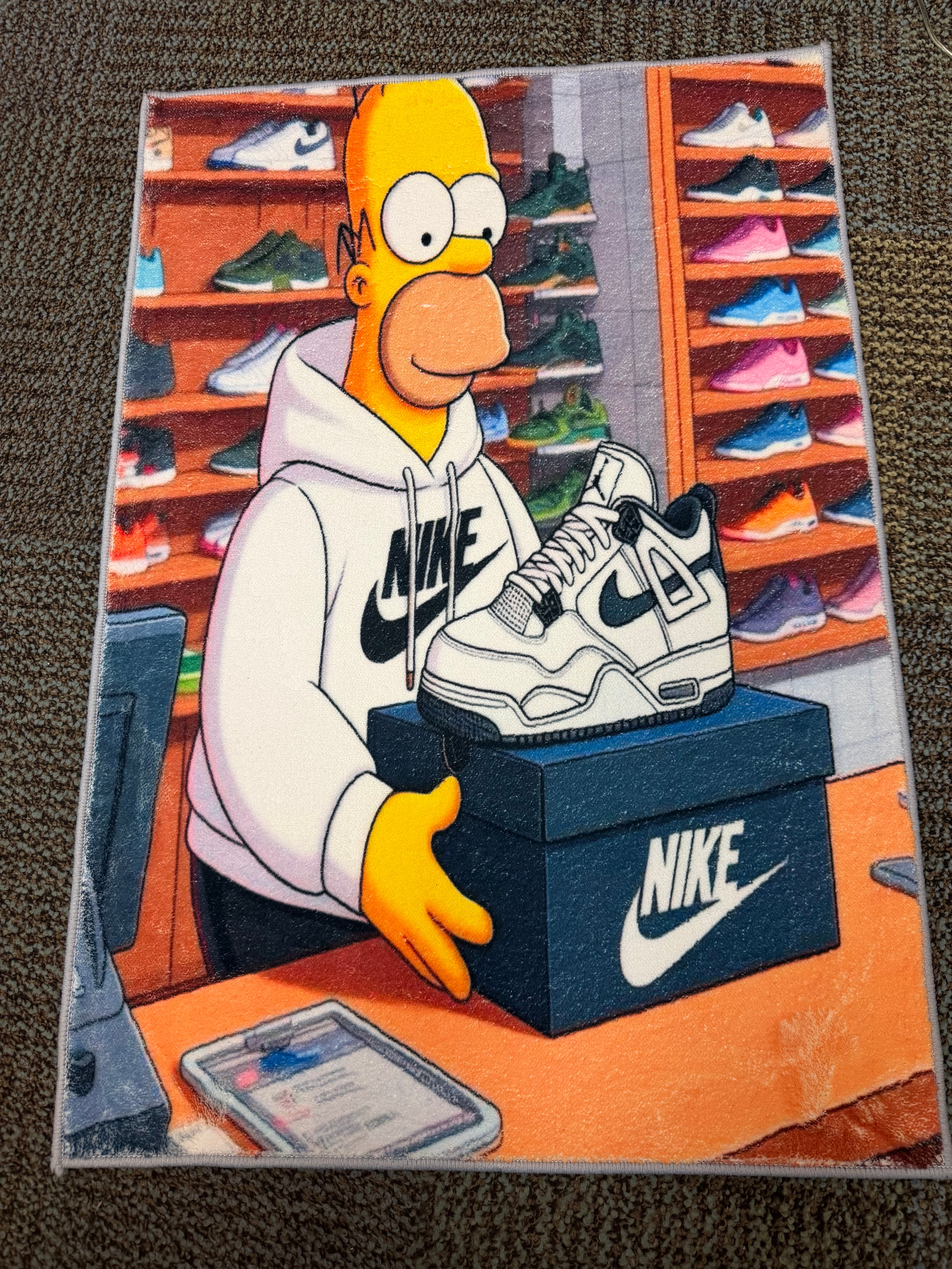 HOMER SIMPSON NIKE RUG