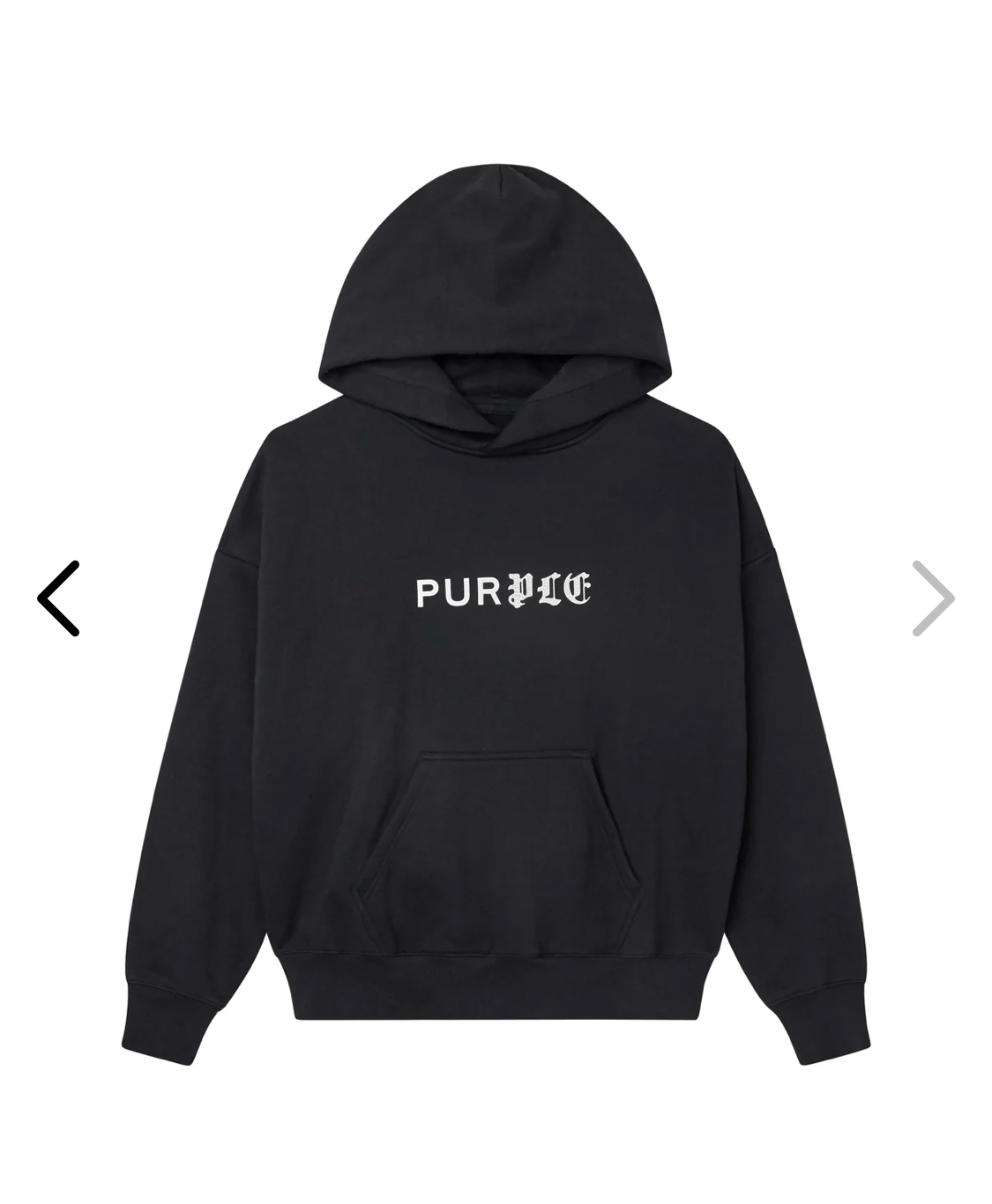 PURPLE HALF&HALF HOODIE