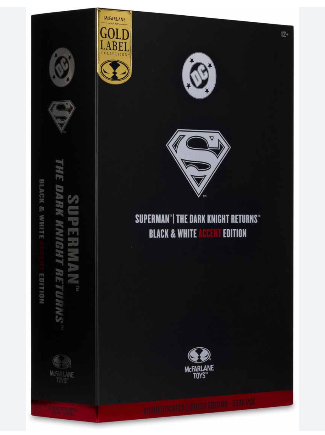 DC BLACK & WHITE ACCENT EDITION SUPERMAN