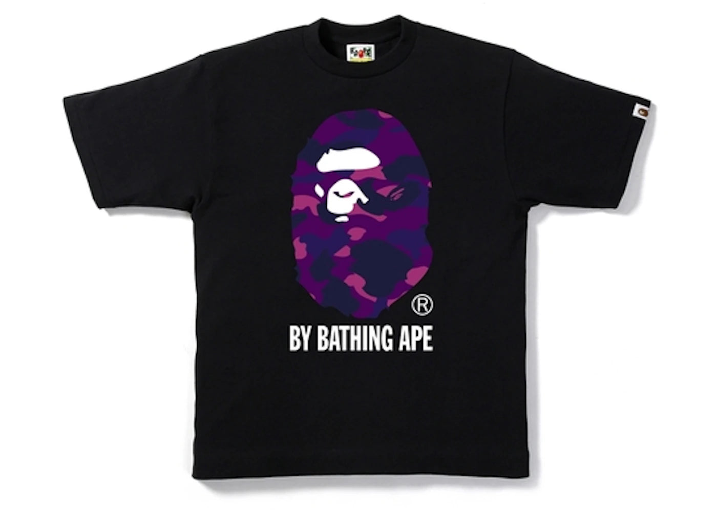 BAPE Color Camo By Bathing Tee Black/Purple