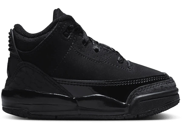 Jordan 3 Retro Black Cat (2025) (TD) – Tall City Sneakers Jordan 3 Retro Black Cat (2025) (TD) – Tall City Sneakers