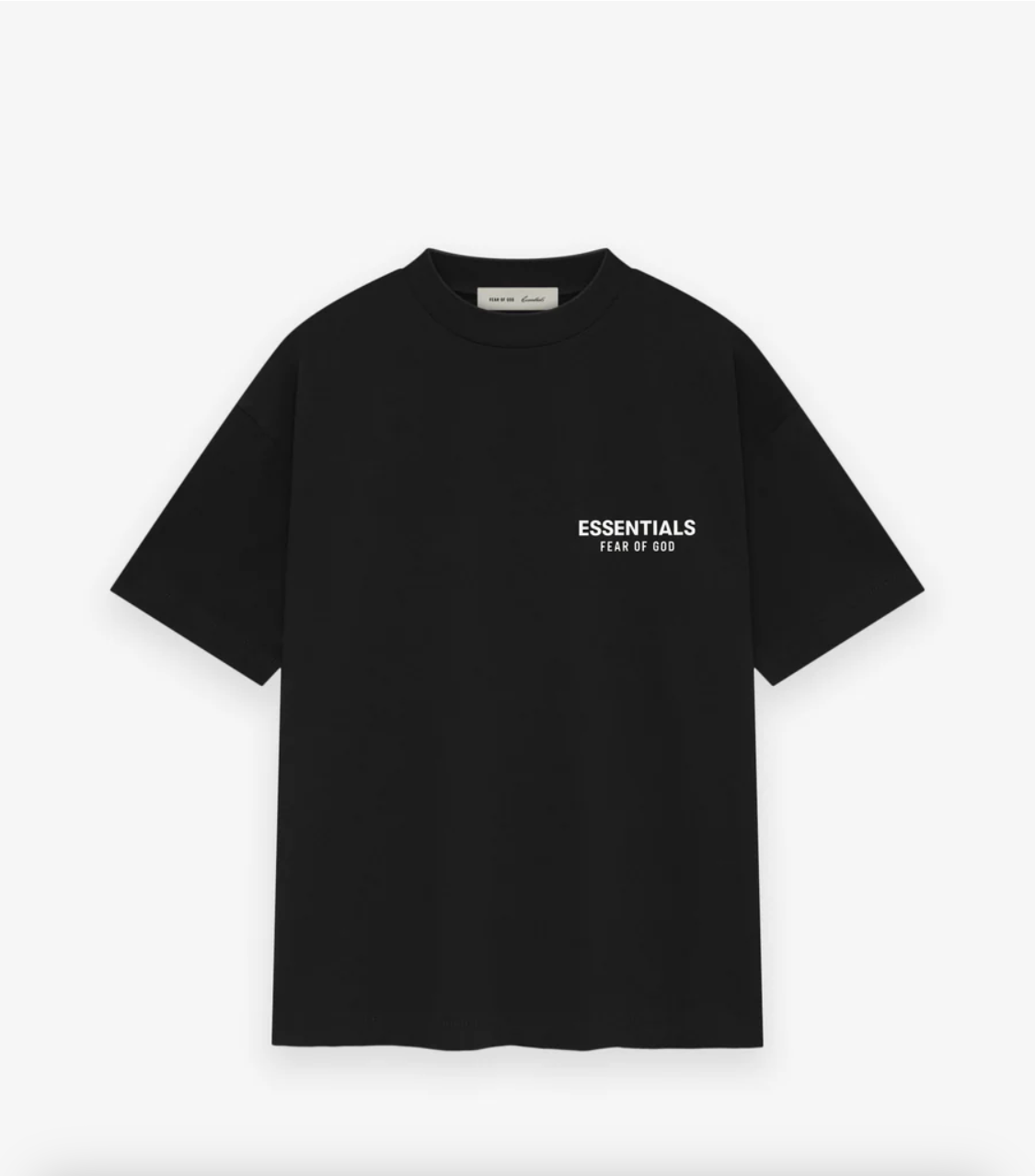 ESSENTIAL TSHIRT JET BLACK