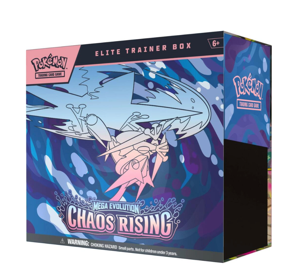 2026 Pokémon Mega Evolution Chaos Rising Pokemon Center Elite Trainer Box 2x Lot