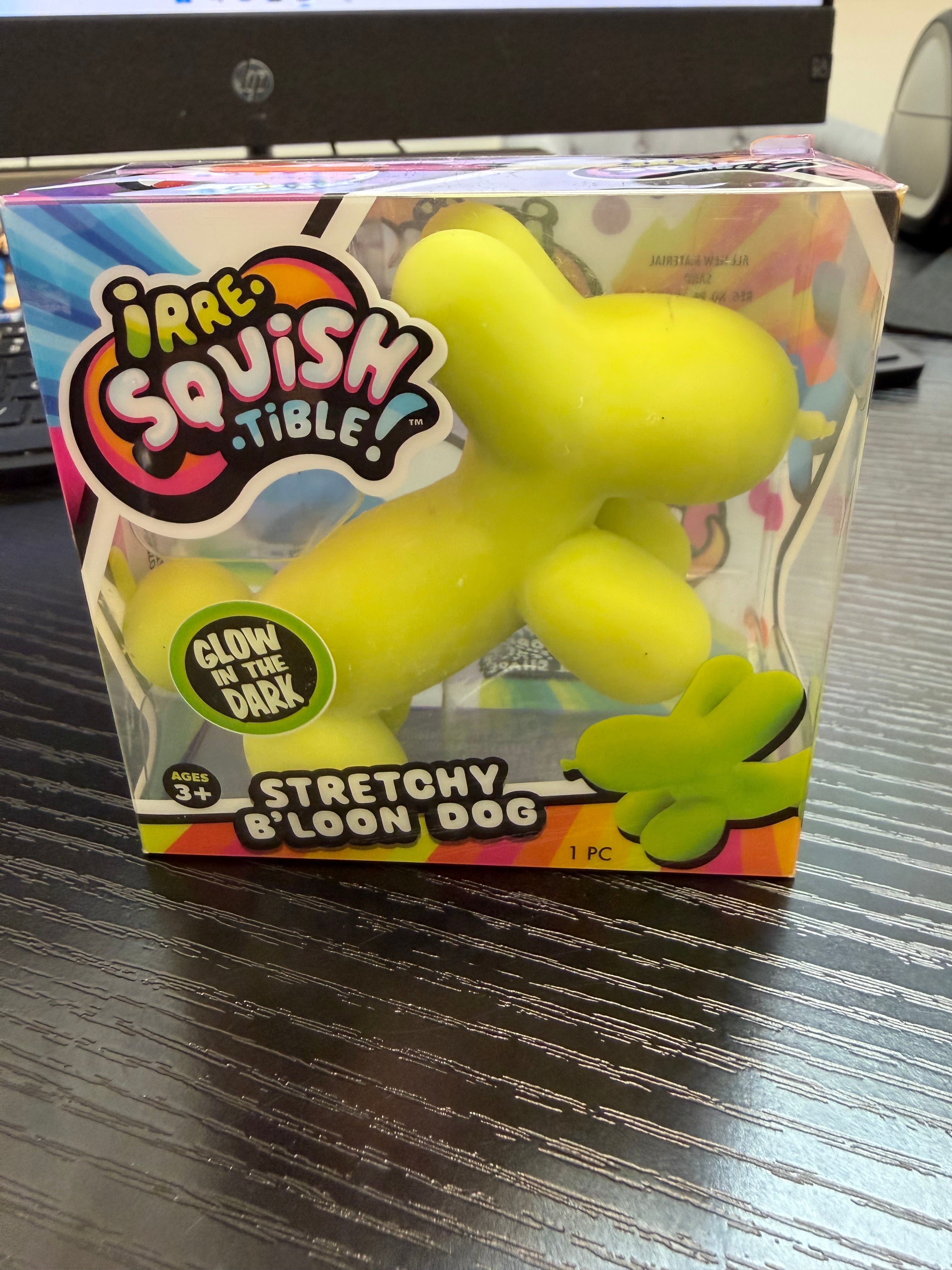 STRECHY DOG GLOW GREEN