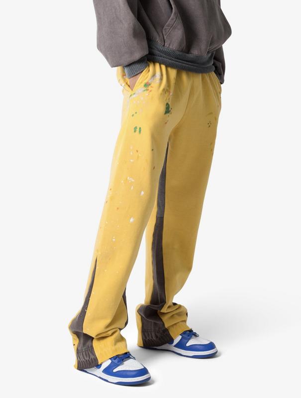 Yellow Flared Sweatpants