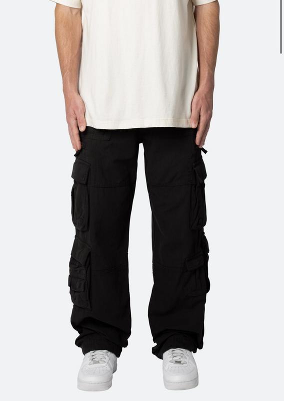 Military Cargo Pants (Black)