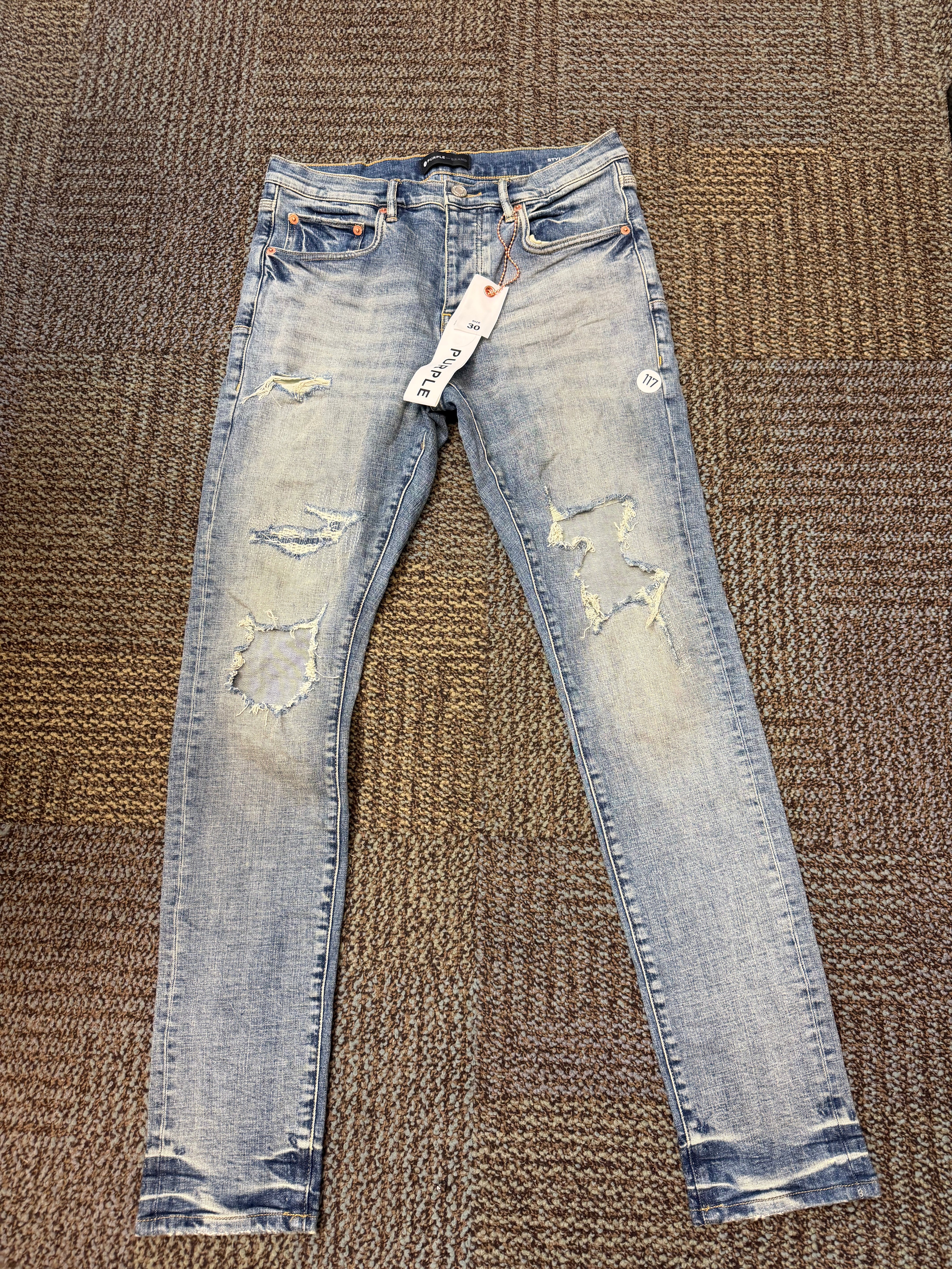 PURPLE DENIM SLIM FIT 30