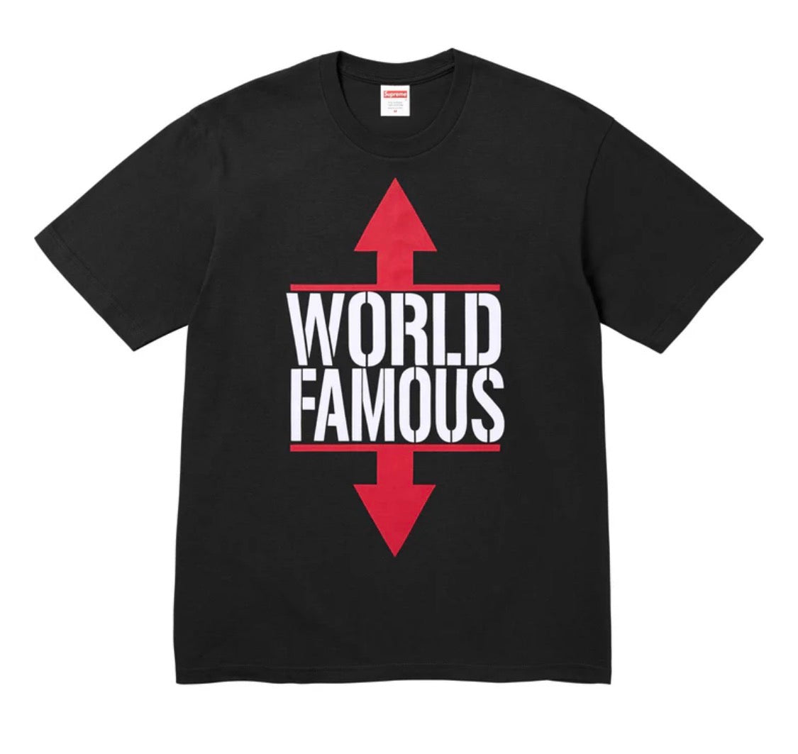 WORLD FAMOUS BLK TEE