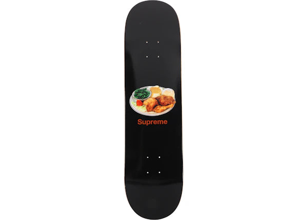 Supreme Chicken Dinner Skateboard Deck Black