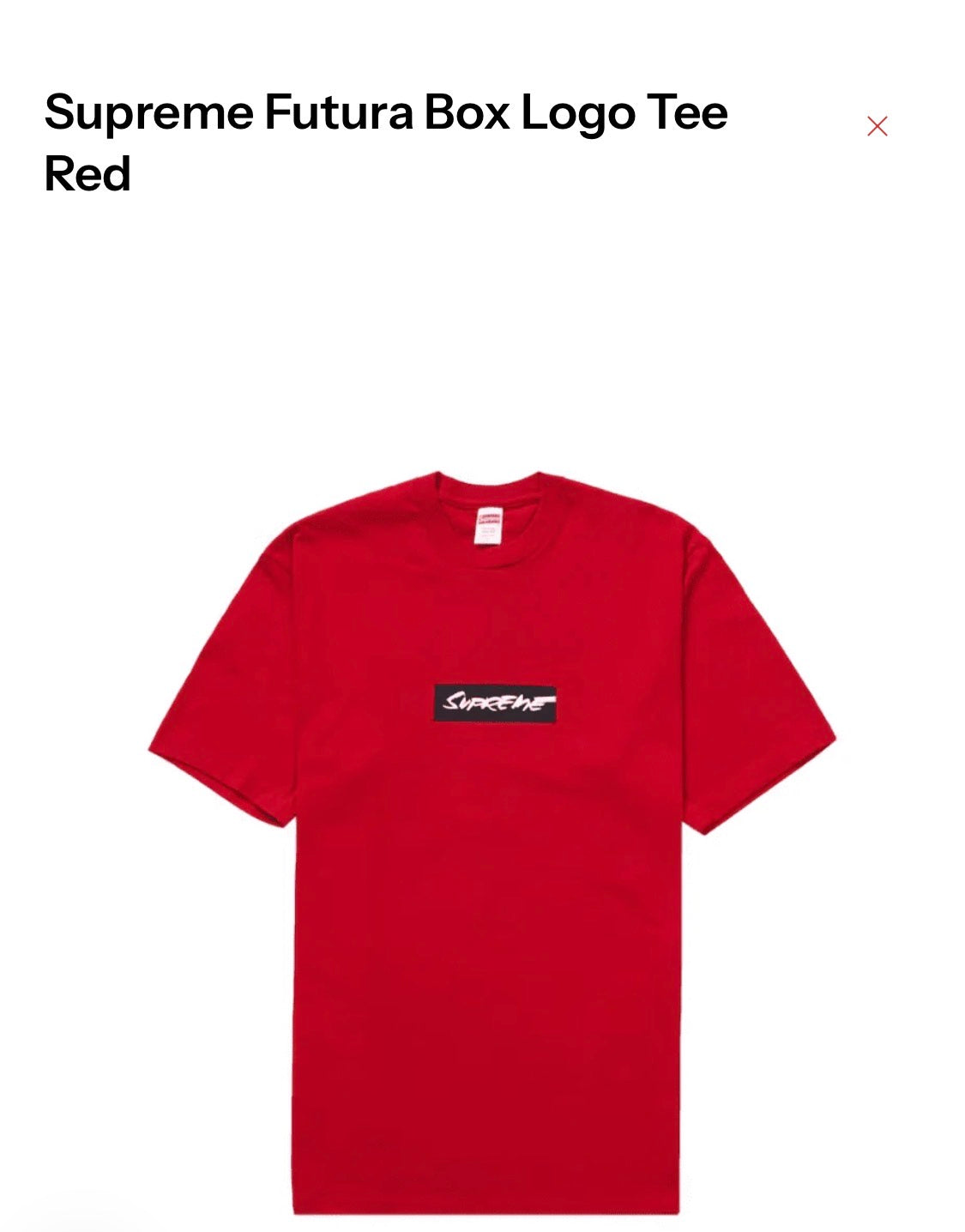 SUPREME RED SHIRT