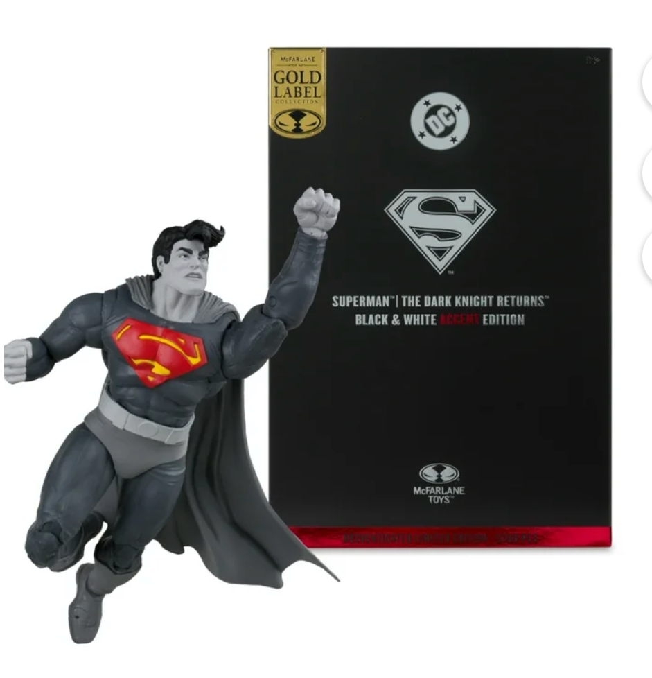 DC BLACK & WHITE ACCENT EDITION SUPERMAN