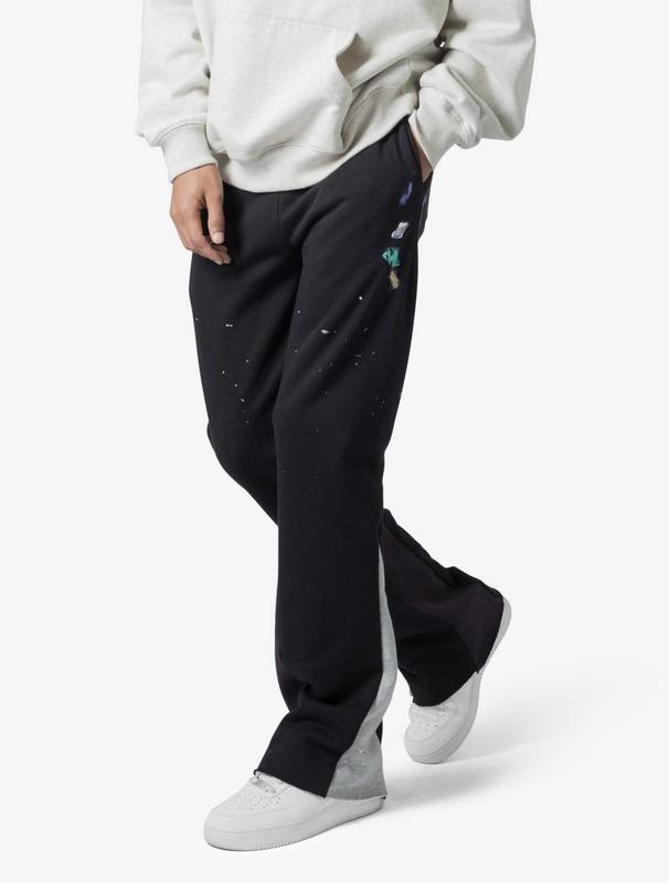 Black Flared Sweatpants