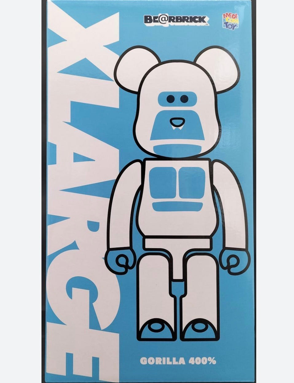 Bearbrick x XLARGE Little Friend 400% White